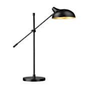 Z-Lite Bellamy 30" Tall Boom Arm Table Lamp Matte Black