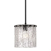 Z-Lite Glacier 9" Wide Pendant Matte Black