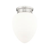Z-Lite Gideon 10" Wide Flush Mount Urn Ceiling Fixture Brushed Nickel