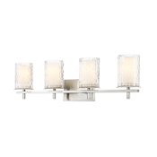 Z-Lite Grayson 4 Light 31" Wide Vanity Light Brushed Nickel