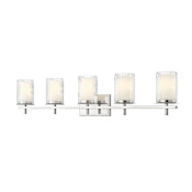 Z-Lite Grayson 5 Light 40" Wide Vanity Light Chrome