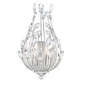 Z-Lite Gabriella 2 Light 16" Tall Wall Sconce Brushed Nickel
