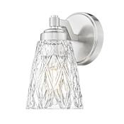 Z-Lite Andree 9" Tall Bathroom Sconce Brushed Nickel