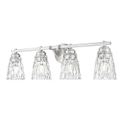 Z-Lite Andree 4 Light 32" Wide Vanity Light Brushed Nickel