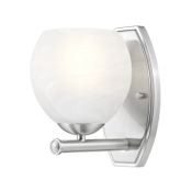 Z-Lite Colette 9" Tall Bathroom Sconce Brushed Nickel