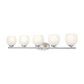 Z-Lite Colette 5 Light 42" Wide Vanity Light Brushed Nickel