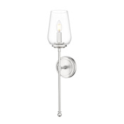 Z-Lite Dominique 25" Tall Wall Sconce Brushed Nickel