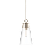 Z-Lite Wentworth 8" Wide Mini Pendant Brushed Nickel