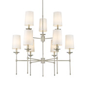 Z-Lite Emily 9 Light 38" Wide Chandelier Brushed Nickel
