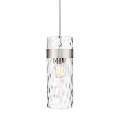 Z-Lite Fontaine 3 Light 9" Wide Mini Pendant Brushed Nickel