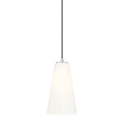 Z-Lite Farrell 6" Wide Suspension Mini Pendant Brushed Nickel