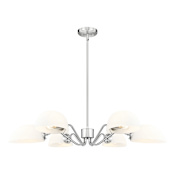 Z-Lite Breton 6 Light 39" Wide Chandelier Brushed Nickel