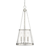 Z-Lite Prescott 3 Light 12" Wide Pendant Brushed Nickel