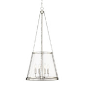 Z-Lite Prescott 4 Light 18" Wide Pendant Brushed Nickel