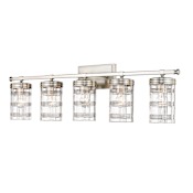 Z-Lite Archer 5 Light 38" Wide Vanity Strip Brushed Nickel