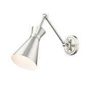 Z-Lite Soriano 7" Tall Wall Sconce Brushed Nickel