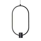 Z-Lite Saros 9" Wide LED Mini Pendant Matte Black