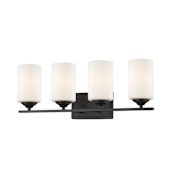 Z-Lite Bordeaux 4 Light 24" Wide Bathroom Vanity Light Bronze