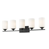 Z-Lite Bordeaux 5 Light 30-3/4" Wide Bathroom Vanity Light Bronze