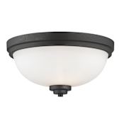 Z-Lite Ashton 2 Light 13" Wide Flush Mount Bowl Ceiling Fixture Bronze