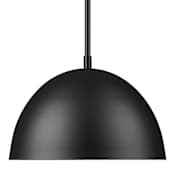 Z-Lite Vega 12" Wide Pendant Matte Black