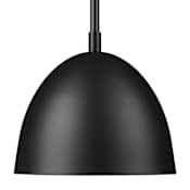 Z-Lite Vega 8" Wide Mini Pendant Matte Black