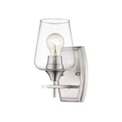 Z-Lite Joliet 10" Tall Bathroom Sconce Brushed Nickel