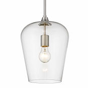 Z-Lite Joliet 9" Wide Mini Pendant Brushed Nickel