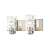 Z-Lite Beckett 2 Light 16" Wide Bathroom Vanity Light Brushed Nickel