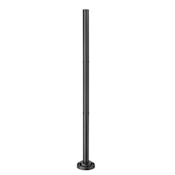 Z-Lite 76" Tall Marine Grade Outdoor Post Black