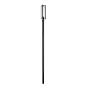 Z-Lite Aura 120" Tall Post Light Black