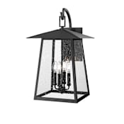 Z-Lite Rainer 4 Light 23" Tall Marine Grade Outdoor Wall Sconce Black