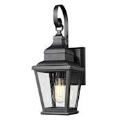 Z-Lite Raphael 19" Tall Outdoor Wall Sconce Sand Black