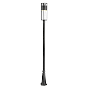 Z-Lite Luca 122" Tall LED Post Light Black