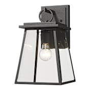 Z-Lite Broughton 15" Tall Marine Grade Wall Sconce Black