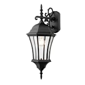 Z-Lite Wakefield 23" Tall Outdoor Wall Sconce Black