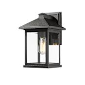 Z-Lite Portland 16" Tall 1 Light Wall Sconce Black