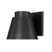Z-Lite Asher 11" Tall LED Outdoor Marine Grade Wall Sconce Black