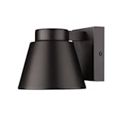 Z-Lite Asher 5" Tall LED Outdoor Wall Sconce Oil Rubbed Bronze