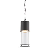 Z-Lite Luminata 5-7/8" Wide Integrated LED Outdoor Mini Pendant Black