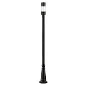 Z-Lite Luminata 1 Light LED Outdoor Post Light Black
