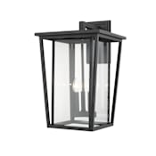 Z-Lite Seoul 22" Tall 3 Light Marine Grade Wall Sconce Black