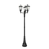 Z-Lite Talbot 9 Light 115" Tall Marine Grade Post Light Black