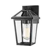 Z-Lite Talbot 10" Tall Marine Grade 1 Light Wall Sconce Black