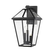 Z-Lite Talbot 21" Tall 3 Light Marine Grade Wall Sconce Black