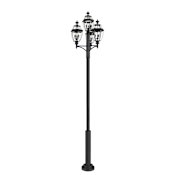 Z-Lite Westover 12 Light 139" Tall Post Light Black