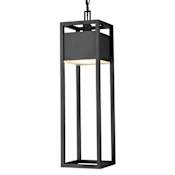 Z-Lite Barwick 7" Wide Marine Grade LED Outdoor Mini Pendant Black