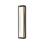 Z-Lite Baden Outdoor 24" Tall LED Outdoor Marine Grade Wall Sconce Black