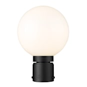 Z-Lite Laurent 12" Tall Marine Grade Post Light with Shade Black