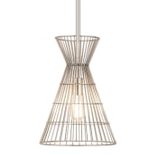 Z-Lite Alito 11" Wide Cage Pendant Plated Bronze